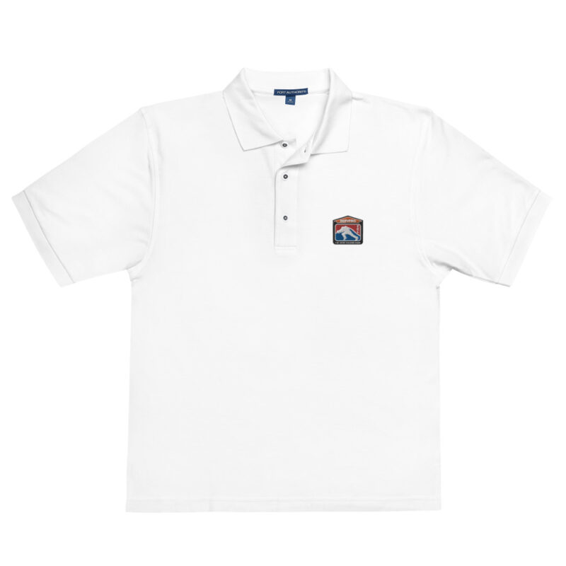 White SERVPRO® Firefighter Challenge Polo with FCL logo on the chest.