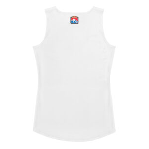 White women's tank top with SERVPRO® Firefighter Challenge logo on the chest.