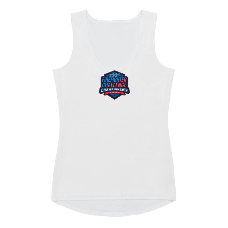 women's tank top with Firefighter Challenge Championship logo.