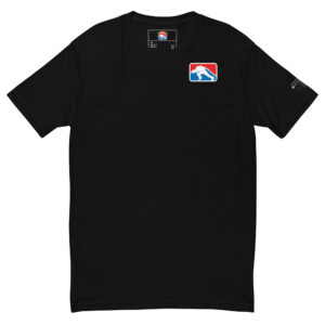 T-shirt with a small SERVPRO® Firefighter Challenge League (FCL) logo on the left chest, available in red, black, and blue.