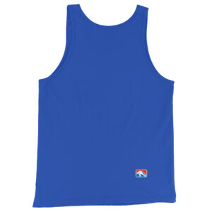 black tank top featuring a small Northeast Regional Firefighter Challenge Classic logo on the chest. Available in black, red, royal blue, grey, and white.