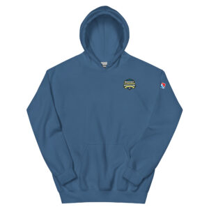 Midwest Regional Firefighter Challenge hoodie featuring a small official logo on the chest.