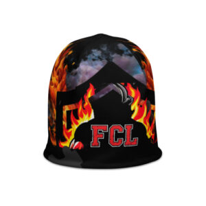 FCL Firefighter shadow with flames beanie